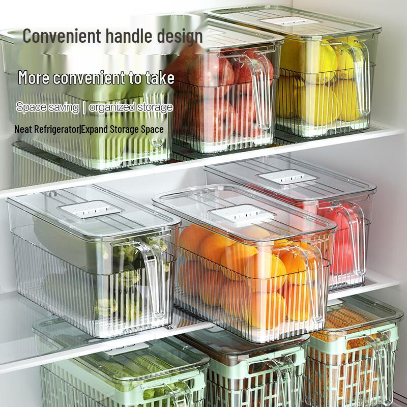 

Refrigerator Storage Container with Timer Medium