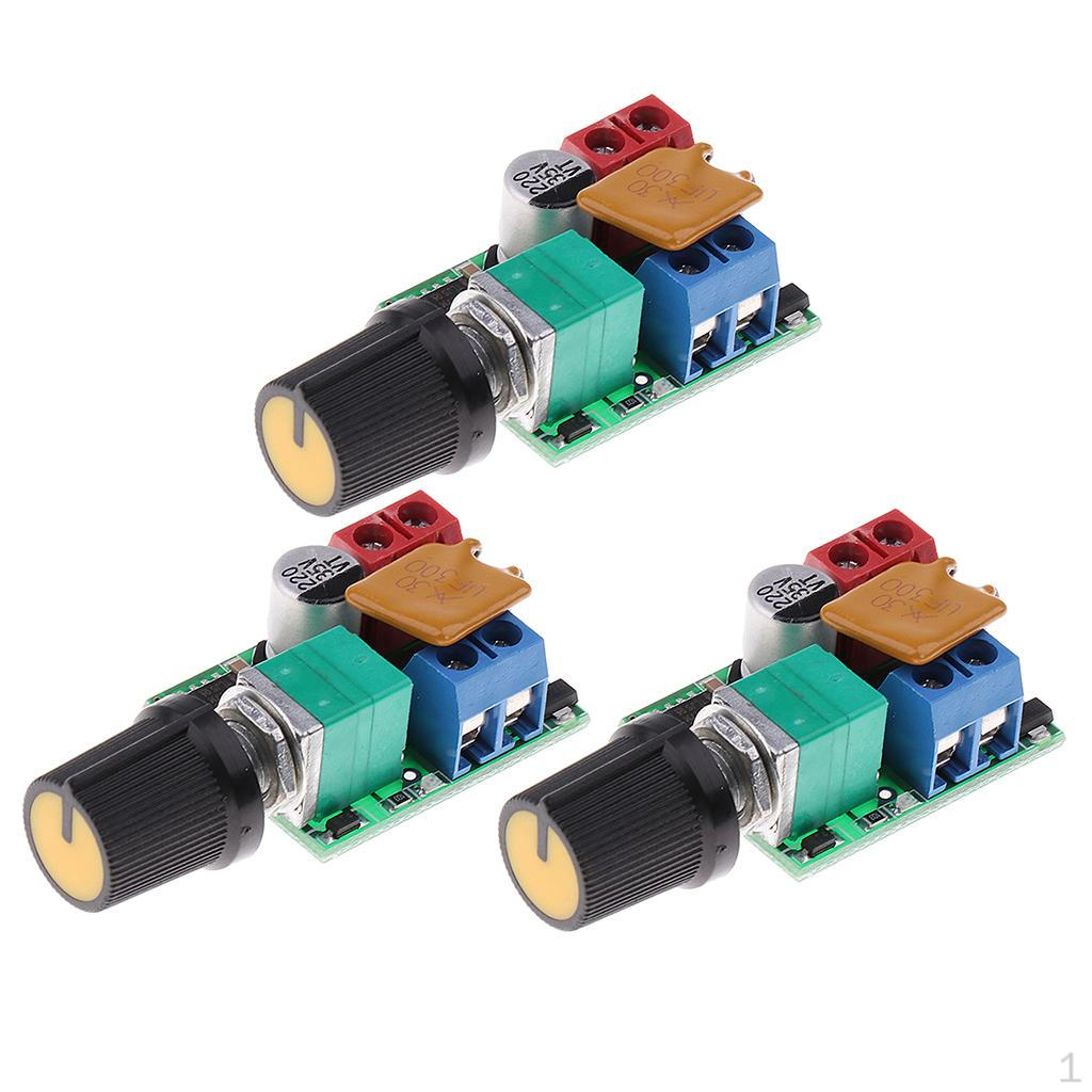 

3 Pcs 3V-35V 5A DC Motor PWM Controller Control