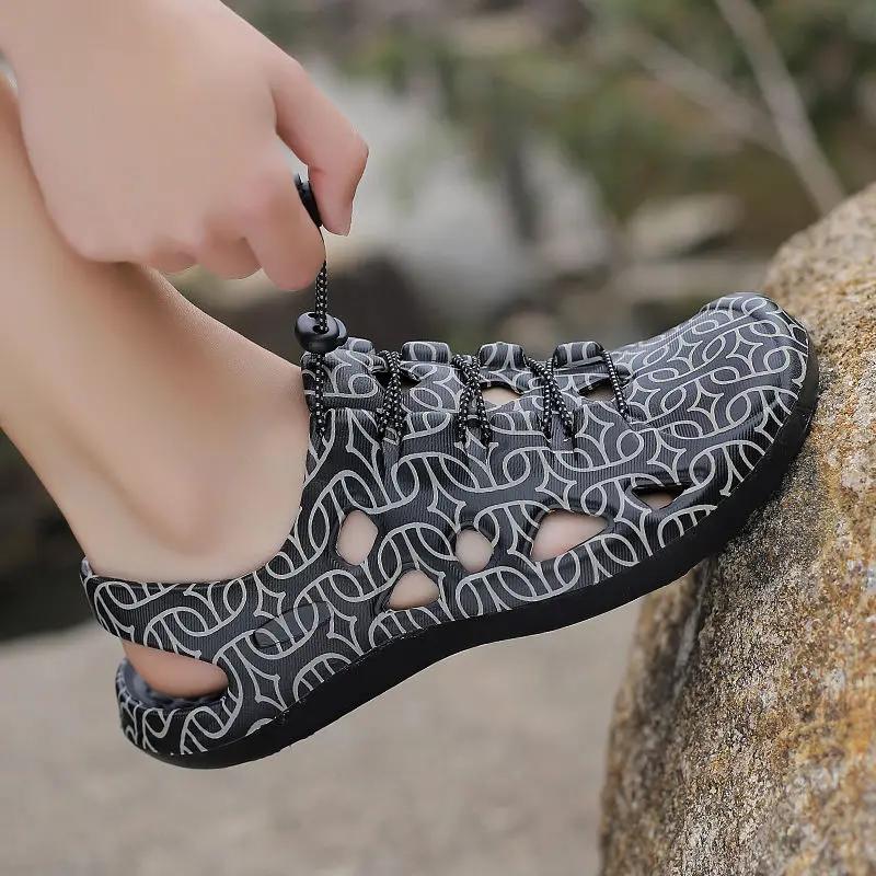 

Fashion Sports Men s Sandal Rope Non-slip Mountaineering Expensives on Offer New Fashion Adult High Quality Trend 2025 Color Male Shoe 45