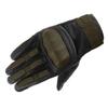 Komine Motorcycle Gloves CE Protective Leather Medium GK-2173 Gloves, Olive,