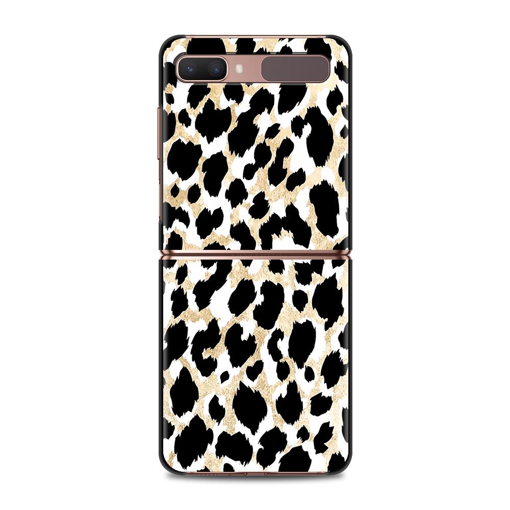 

Case For Samsung Galaxy Z Flip 5 Z Flip 4 ZFlip ZFlip3 Z Flip 3 5G Flip3 Flip4 Segmented Leopard Print Cover Samsung Z Flip5 5G