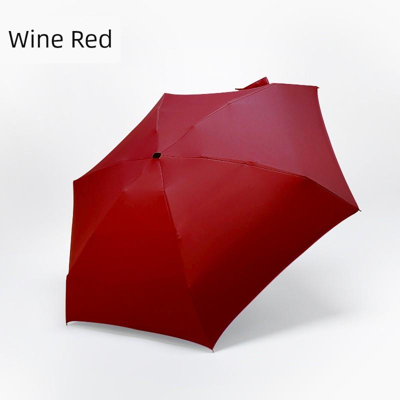 Ultra-Light 50% off Folding Sunshade Umbrella, Promotional Pocket Umbrella, Creative Black-Coated Sun Umbrella, Compact Gift