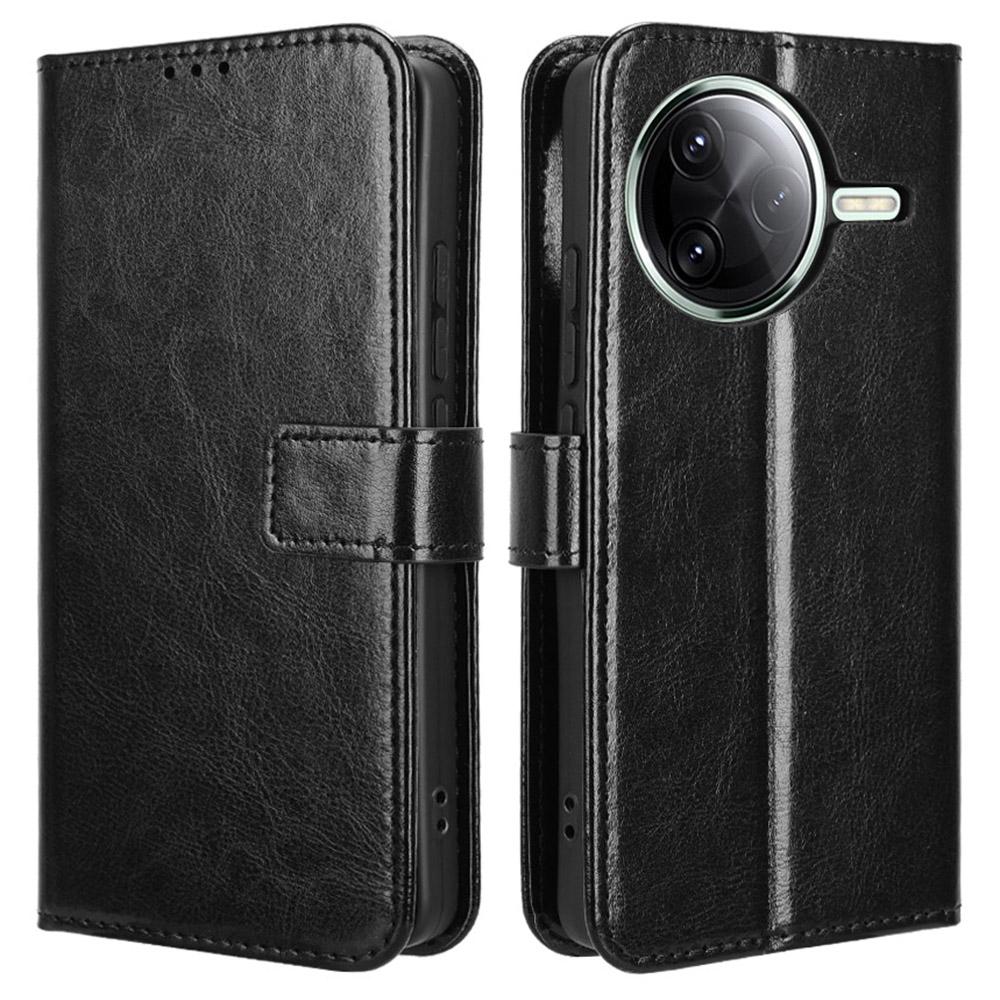For Xiaomi Redmi K80 5G/K80 Pro 5G/Poco F7 Pro 5G/Poco F7 Ultra 5G Case Crazy Horse Texture PU Leather Phone Wallet Cover