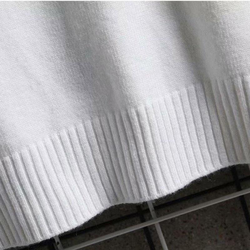 Sweater Men's Half-high Collar Autumn and Winter Models Trend Solid Color Autumn Knit Sweater Middle Collar Bottoming Shirt