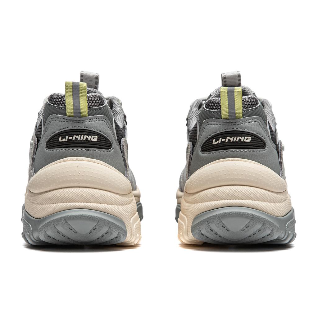 Li Ning Churui Comfortable Versatile Thick Sole Height Increasing Non-Slip Wear-Resistant Low-Top Casual Shoes Women Casual Shoes AGCU190-4