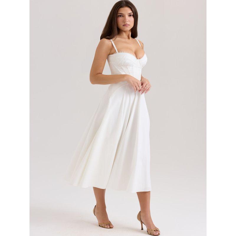 Xingyue Mail House Same Style French Style Fresh Gentle Lace First Love Sweet Elegant Waist Hugging Sling Dress