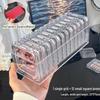 Acrylic Transparent Dust-Proof Rectangular Nail Storage Box