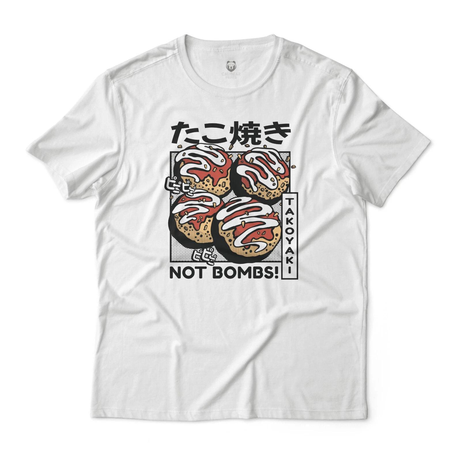 Takoyaki Not Bombs! Japanese Cuisine inspired Graphic Tee M