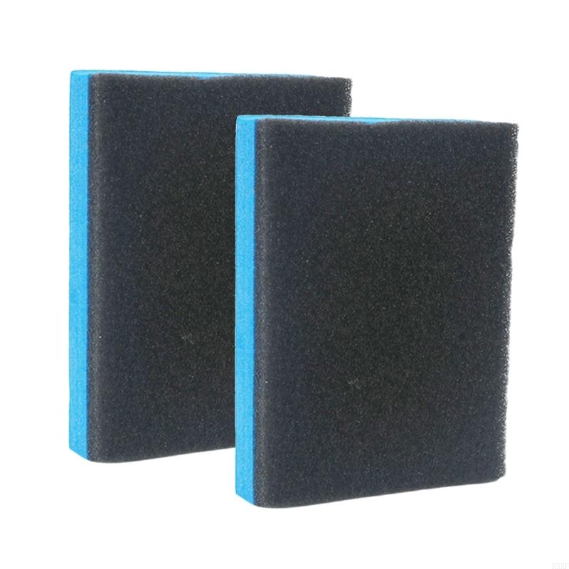 2025 New Universal Vehicle Waxing Pad Sponges Car Ceramic Coating Applicator Sponge Automotive Detailing Sponge Block Pack of 2