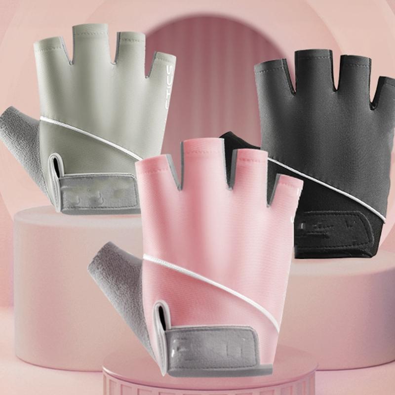 Cycling Half Finger Gloves Nonslip Grip Technology Quick Drying Light weight Gloves for Professional Cyclists