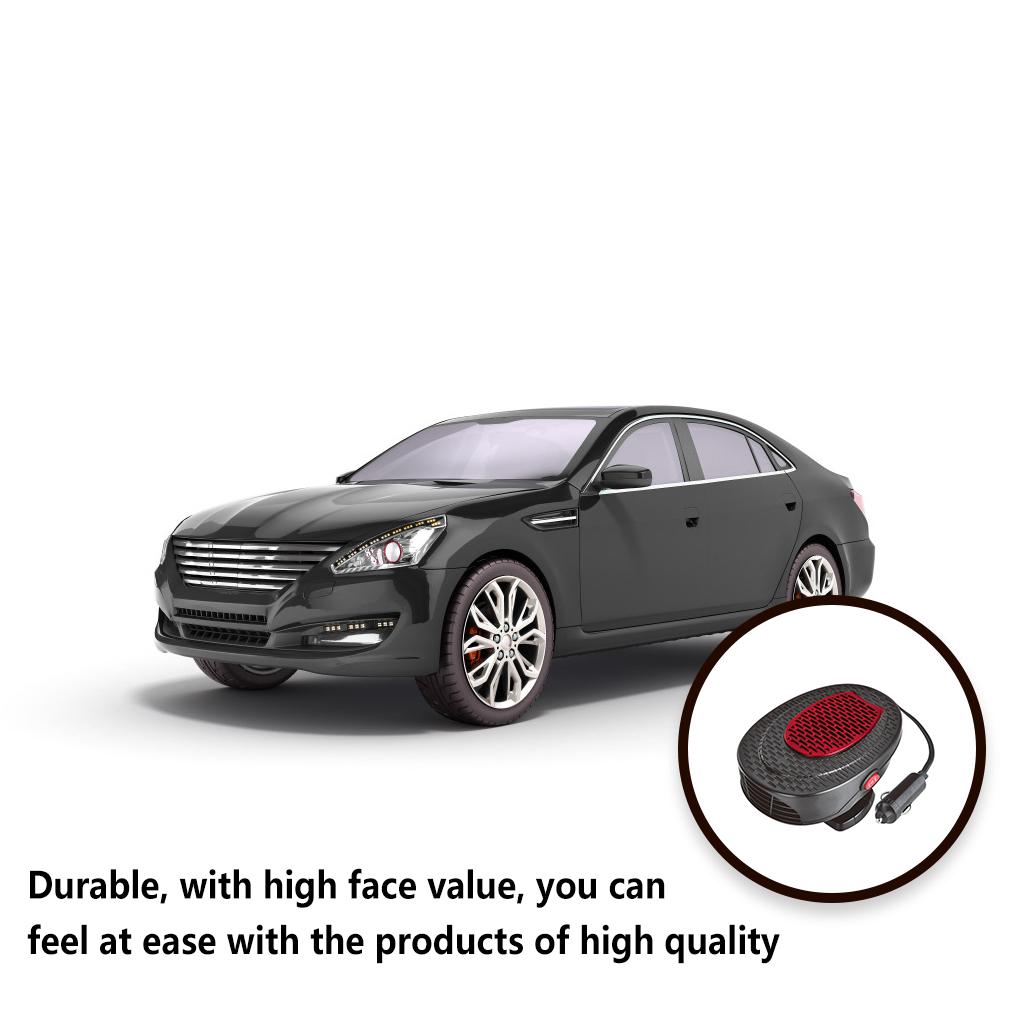12V Car Heater Demister Two Gear Adjustment Air Outlet Cooling Defroster Rotating Base Low Volume Cars Warmer Vehicle Truck