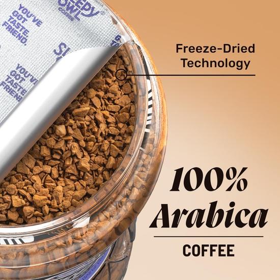 Schläfrige Eule Instantkaffee-Pulver 3er-Packung | Premium-Kombination - Original, Haselnuss, Französische Vanille | Jeweils 100 g