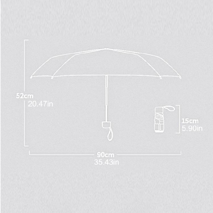 Convenient UV Sun Umbrella Folding Travel Umbrella Fit Easily In Bags for Quickly Access During Unexpected Showers