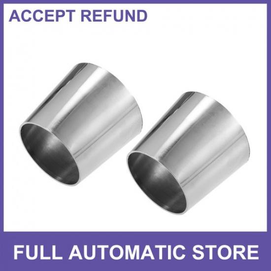 

2 Pcs Mandrel Exhaust Bend Elbow Pipe Stainless Steel for Car 2.5 OD to 3 OD