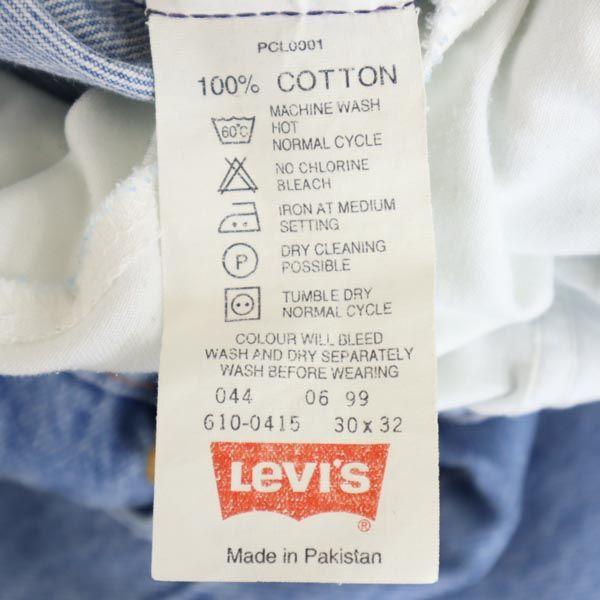 Levi's 90s 610 Orange Tag Straight Denim Pants W30 Jeans Men's Used