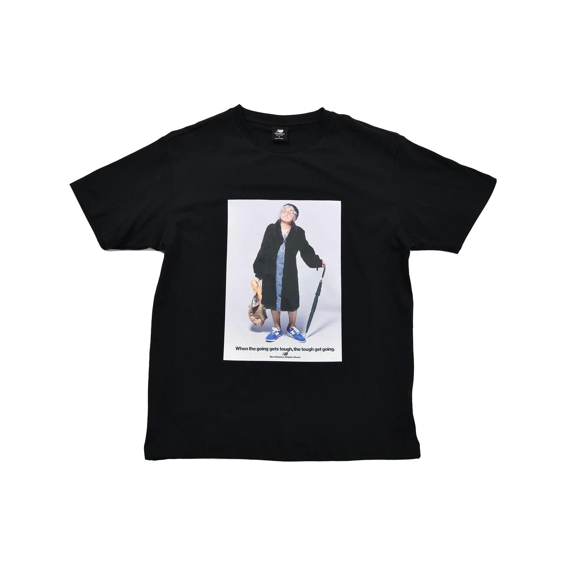 New Balance T Shirt Unisex Black AMT21552-BK XL