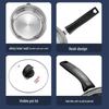 Chuidahuang 18cm 304 Stainless Steel Saucepan with Steamer
