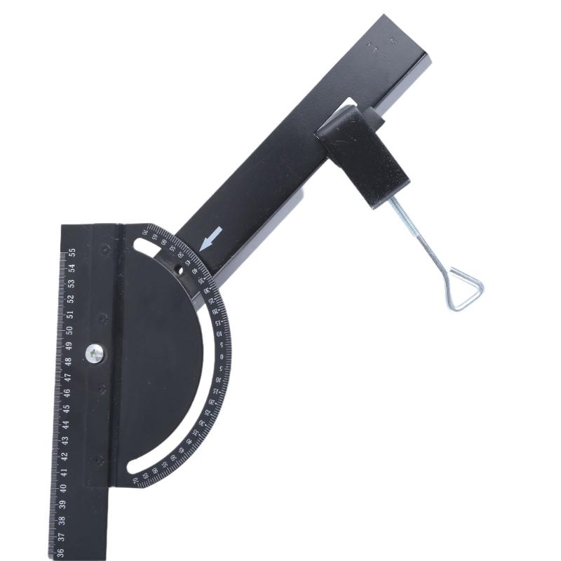 Woodworking Ruler,Precisions Pocket Ruler Metal Slide Rule Woodworking Tool T Square Protractor Angles Finders