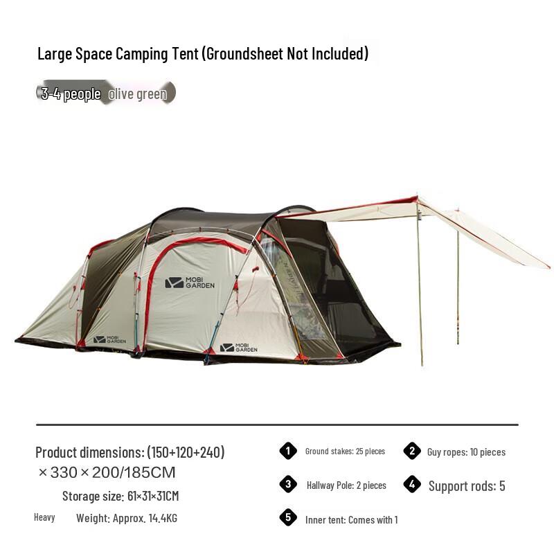 Mobi Garden Outdoor Camping Tent with Dream Mat