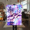 1pz Coperta in Flanella con Stampa Dragon Ball Super, Alta Qualità per Tutte le Stagioni, Decorazione per la Casa, Calore e Comfort, Perfetta per Regali di Natale