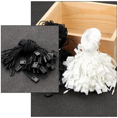 500/1000PCS DIY Retail Fittings Garment Supplies Price Tags Hangtags Hang Tag String Clothing Label