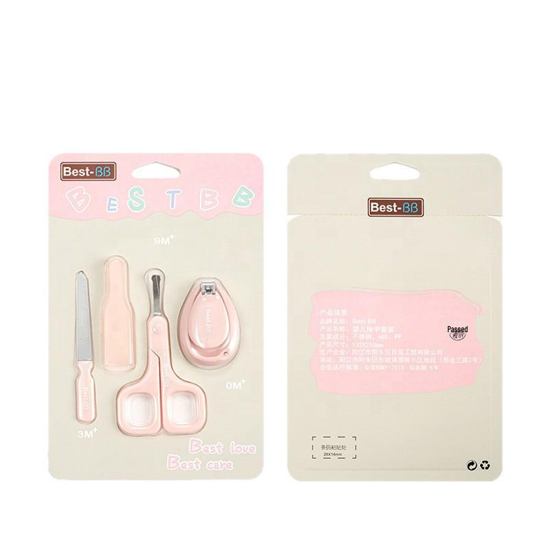 4-Piece Infant & Toddler Nail Care Set: Anti-Pinch Clippers & Scissors