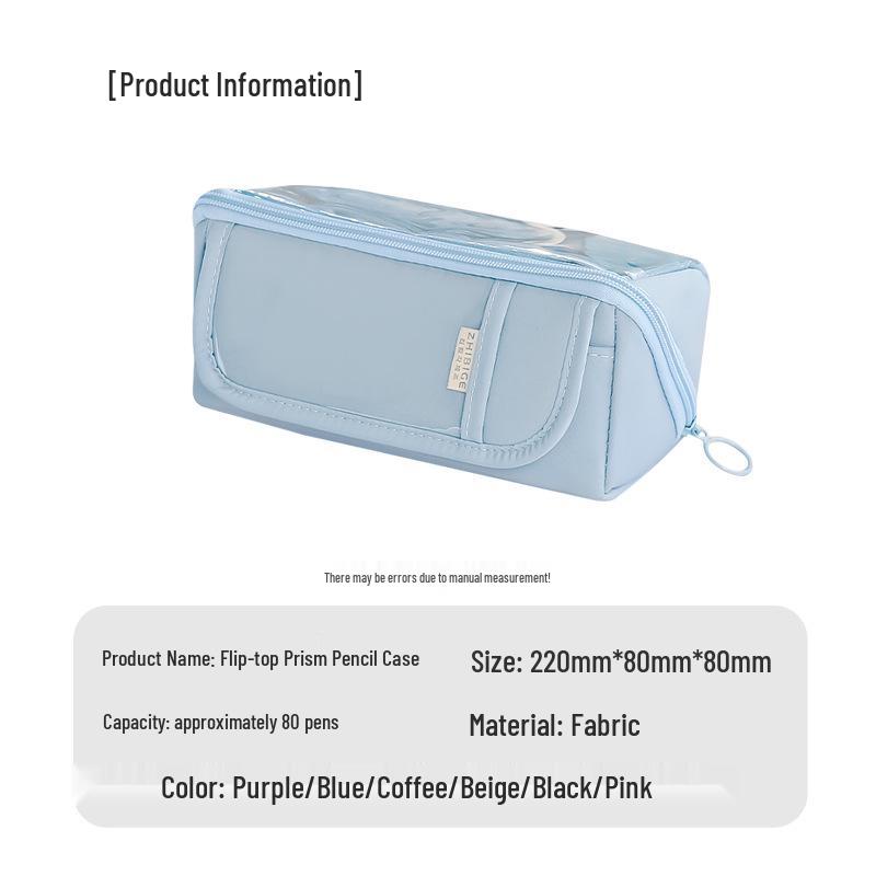 High-Capacity Pencil Case for Girls 2024 - Junior/Elementary School Stationery Bag