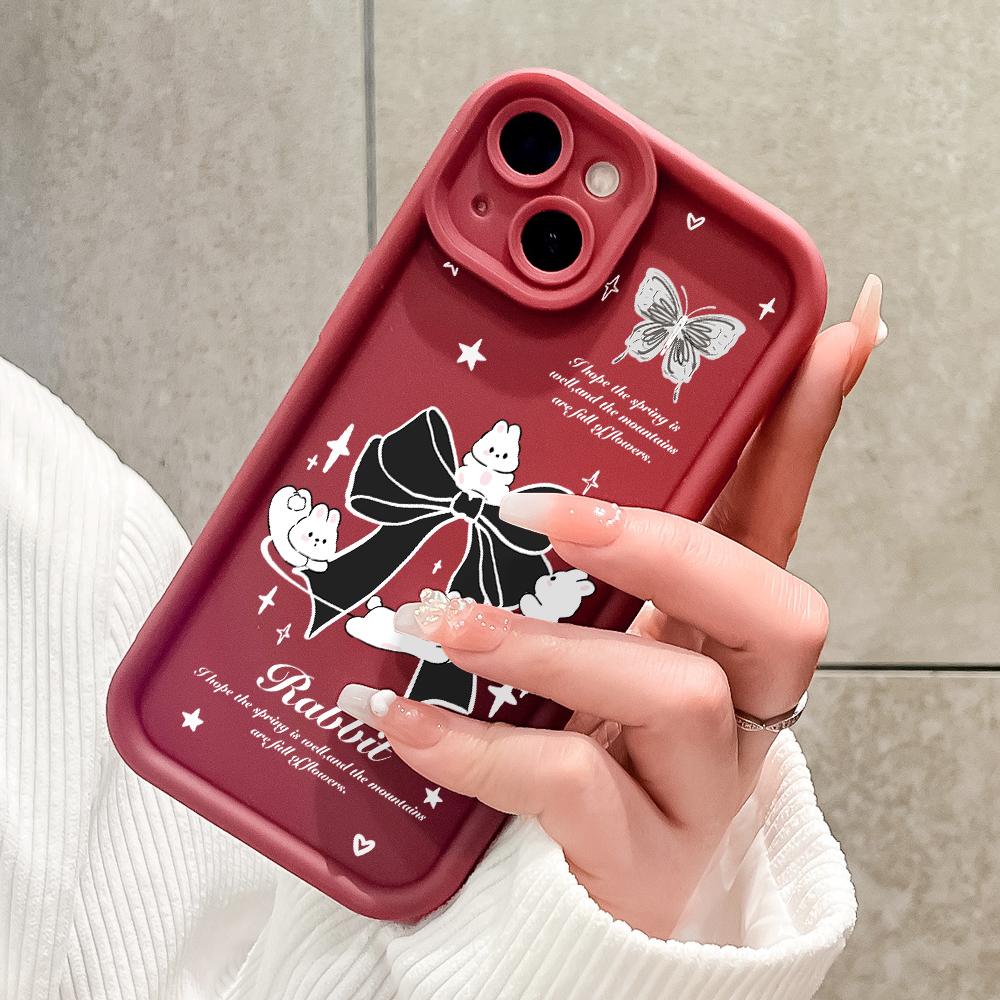 Soft Silicone Square Ladder Printing Pattern Phone Casing Full Cover Camera Shockproof Protection Rubber Case for Vivo