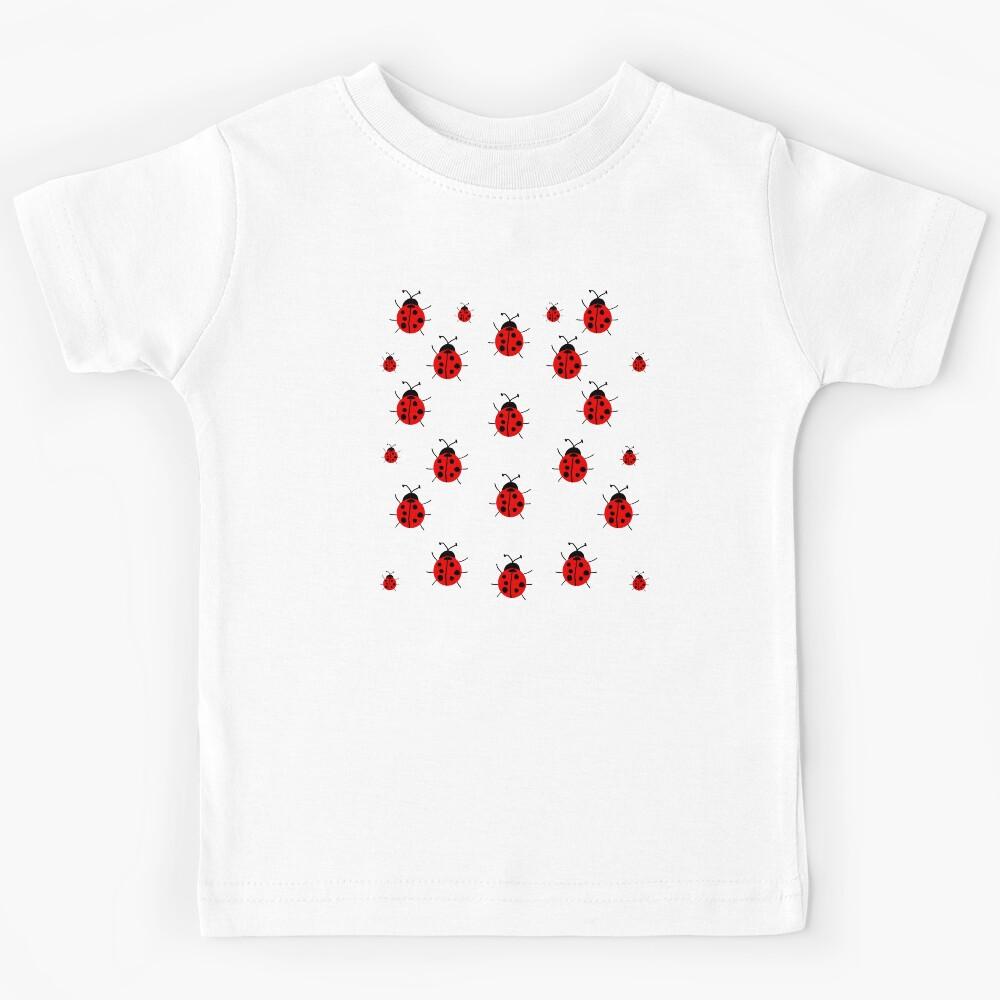 Ladybug Pattern Kids T-Shirt 100