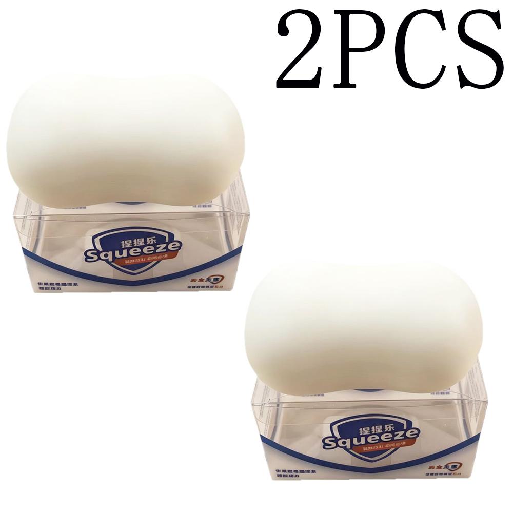 Simulated Soap Squishy Squeeze Fidget Toy Stress Anxiety Relief Slow Rising Soft Sensory Toy for Kids Adults Desk Decor Gift