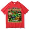 Fuuny T Shirt Frog TShirt Cotton High Quality Print Short Sleeve Positive Cottagecore Oversized Tee Unisex Women Clothes Teenagers