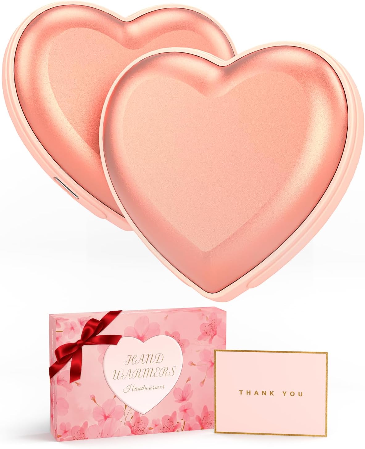 

Hand Warmers Rechargeable - 2PCS Cute Heart-Shaped 5200mAh Electric Hand Warme normal розовый