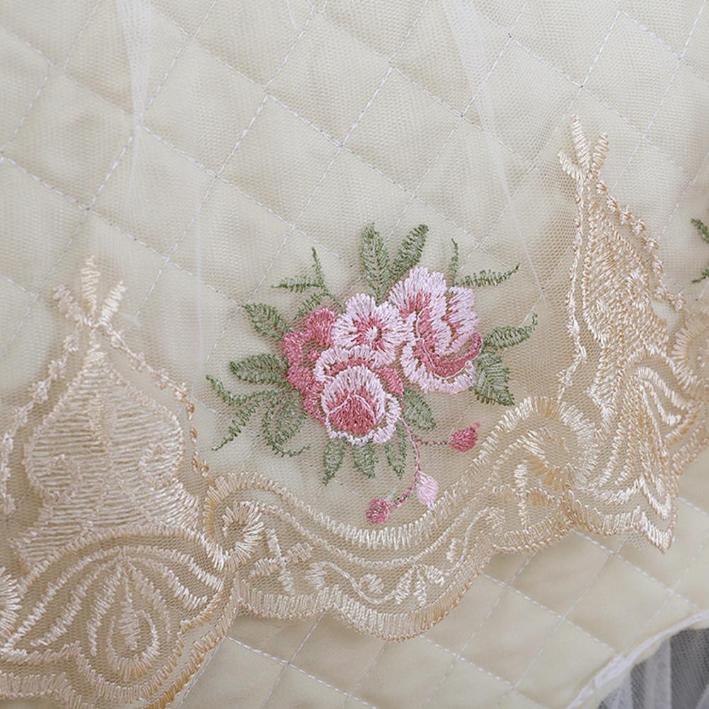 Automatic Washing Machine Cover Lace Ruffle Floral Printed Thickened Waterproof Dust Protector Universal Home Automatic Impeller