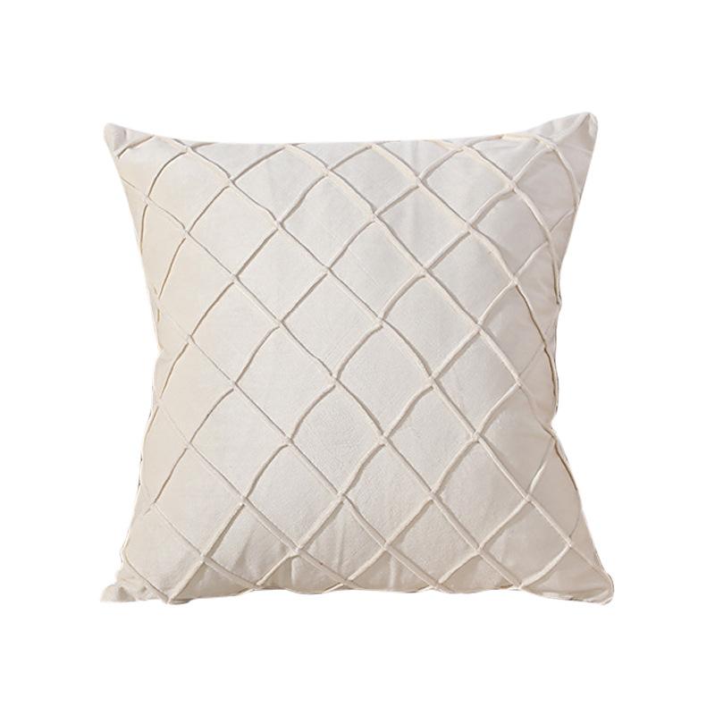 Embroidered Floral Pillow Case Decor Home Light Luxury Sweet Pillow Cushion Cover Throw Square Funda Cogines De 45x45