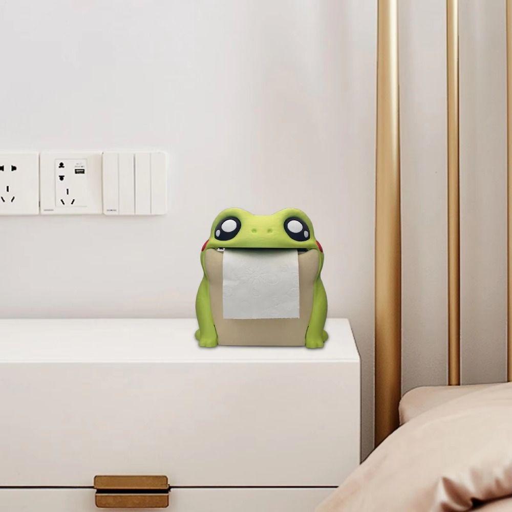 3D Printed Funny Roll Paper Dispenser Dust-proof Creative Paper Towel Box  Bathroom Accessories