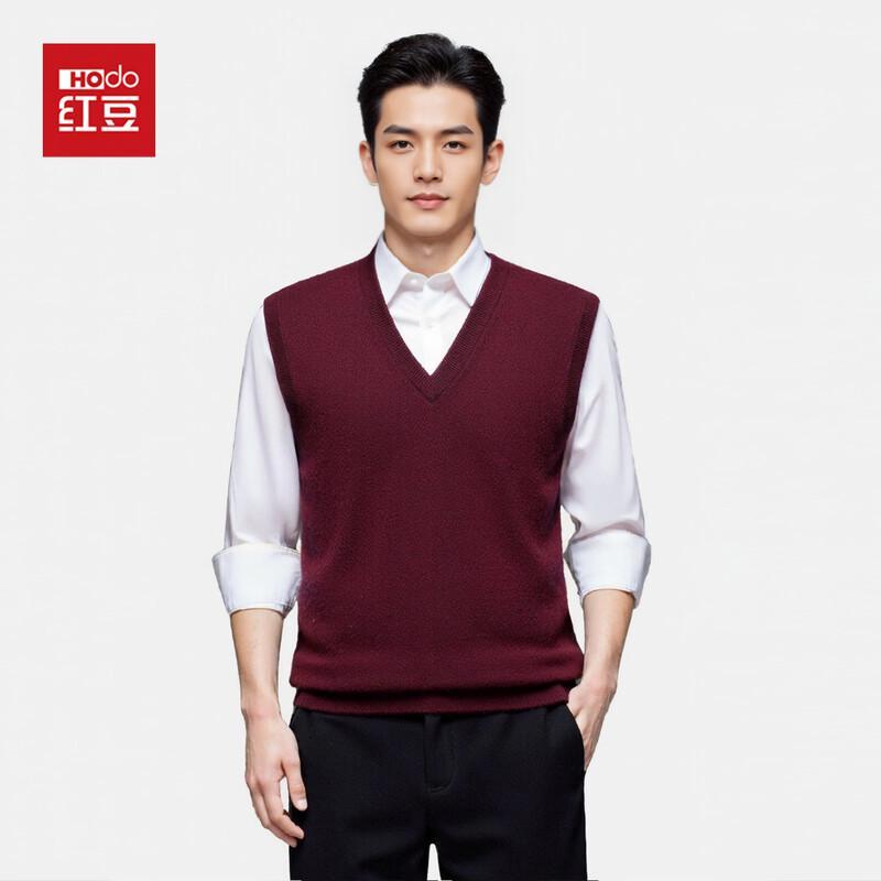 

Hodo Мужской жилет без рукавов с V-образным вырезом из чистого кашемира L