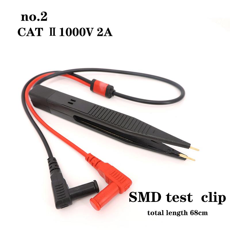 Digital 1000V 2A 10A 20A Thin Tip Multimeter Multi Meter Test Lead Cord Probe Wire Pen Cable Tester 4mm Banana End Tools