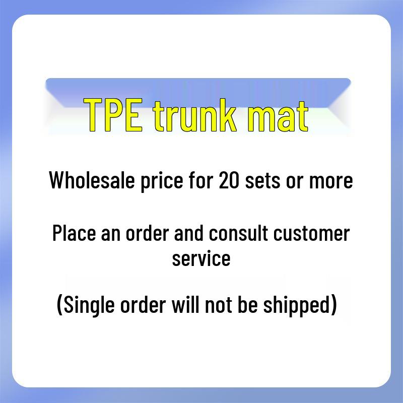 Eco-Friendly Waterproof TPE Trunk Mat for 2021 Kia Carnival (4th Gen)