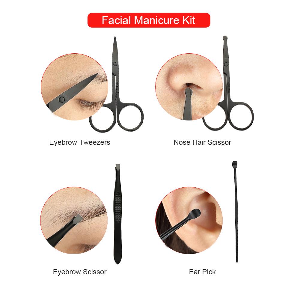 Professsional Stainless Steel Nail Clippers Toenail Pedicure Corrector Tool Clippers Kit