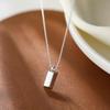 2024 New Luxury 925 Sterling Silver Square Necklace for Women