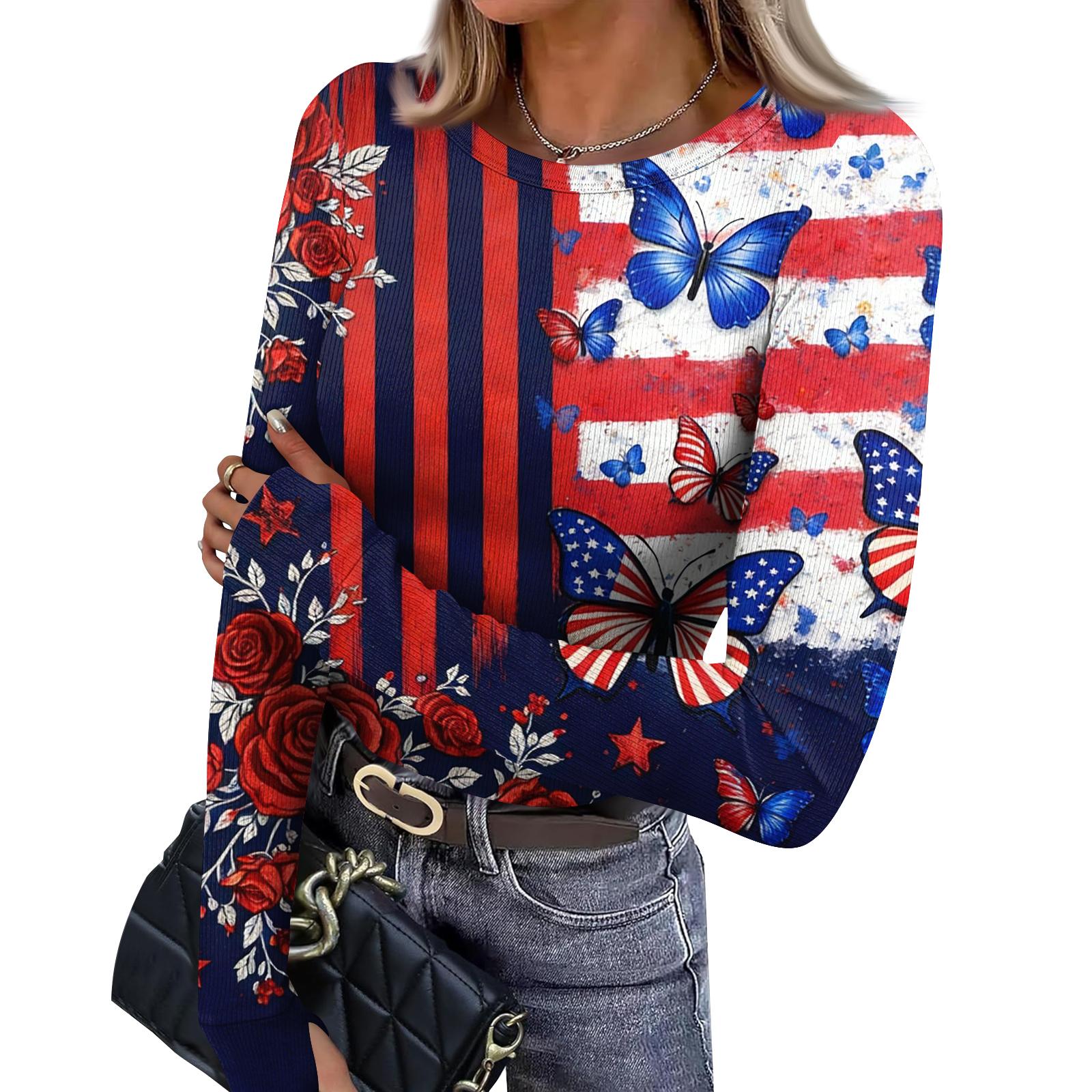 

Женская облегающая базовая футболка с принтом, круглым вырезом и длинными рукавами XL