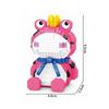 New Frog Prince Assembled Building Blocks Micro Particles DIY Gift 7645A-7646A Frog Cartoon Cute Ornament