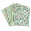 Floral Print Fabric Perfect for and Other Stylish Crafts 6-Piece Set, Patchwork, Crafts,