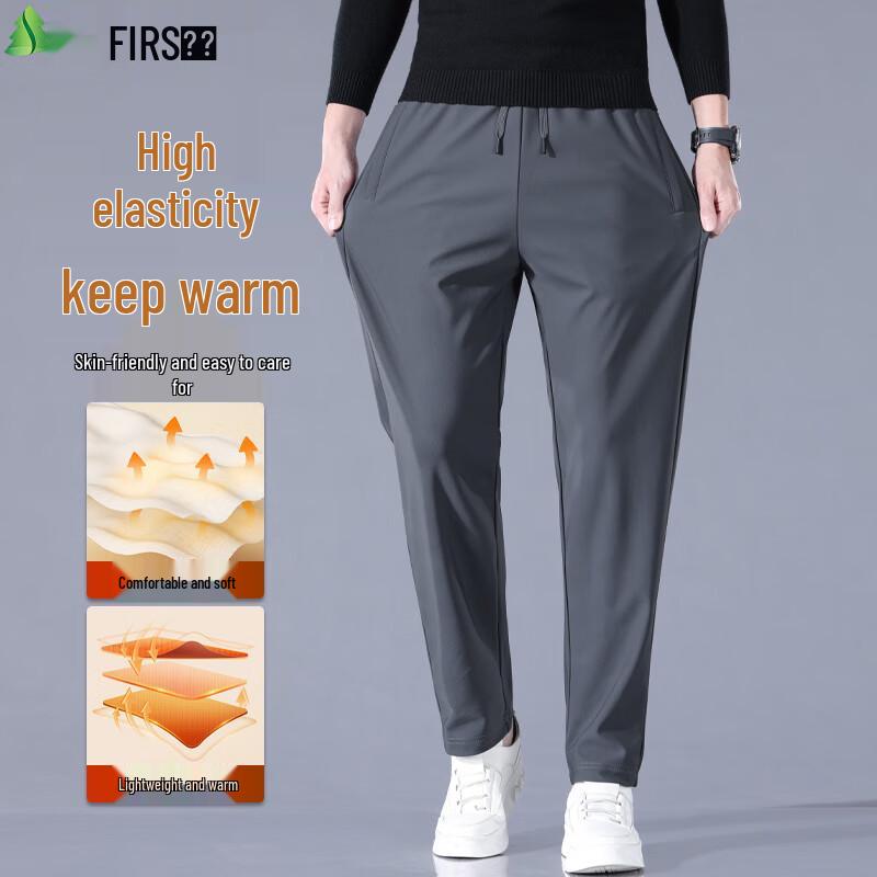 

FIRS Men s Thickened Warm Wrinkle-Resistant Business Casual Pants M