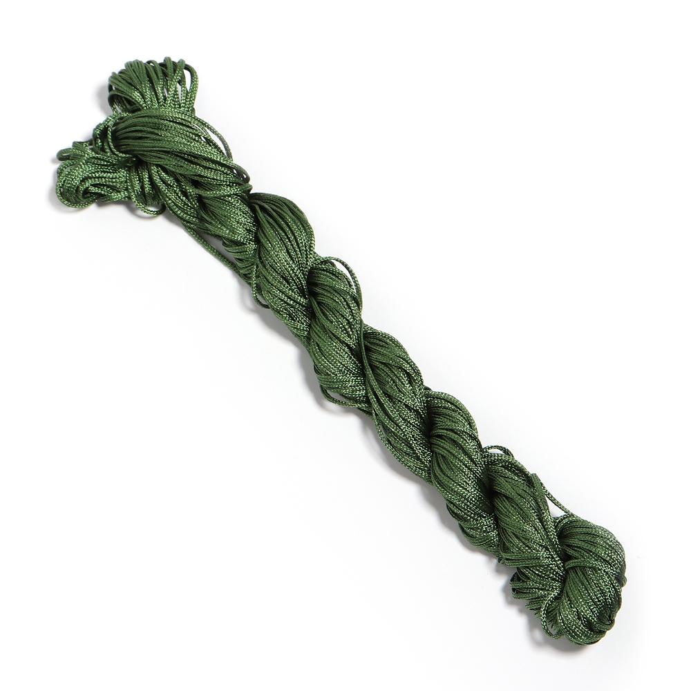 1/1.5mm Multicolor Nylon Cord Chinese Knot Thread Braided String for Jewelry Making Bracelet Tassels Beading Thread Supplies
