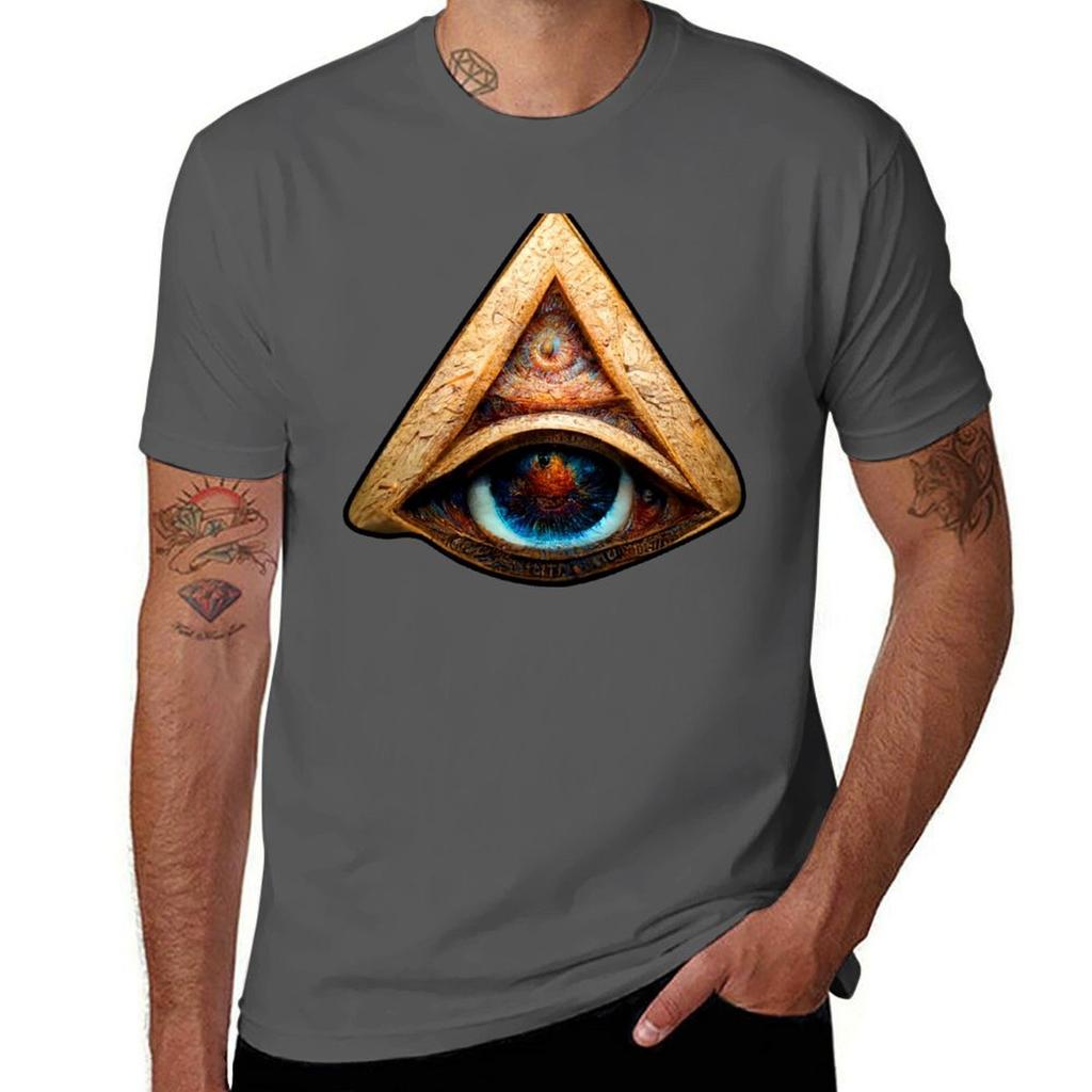 eye The allseing TShirt Soft Basic Cotton Short Sleeve Tee