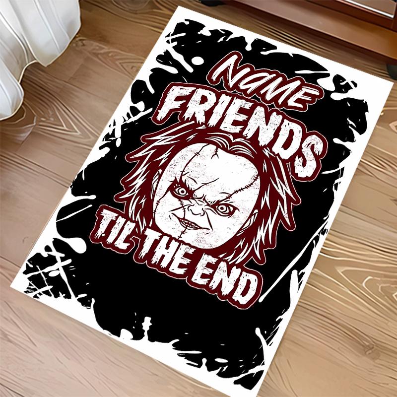 Custom personalization Chucky Print Area Rug - Soft, Washable Non-Slip Indoor Mat,Living Room,Home&Office Decorative Rug