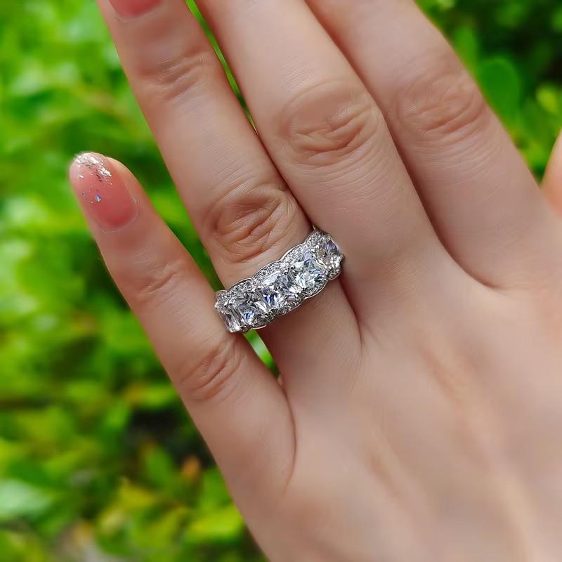 

Huitan Блестящие Простые Кольца Женские Блестящие Стильные Великолепные Шикарные Аксессуары для Пальцев для Свадьбы Нежные Очаровательные Вечерние Украшения 8