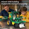 Moc 331Pcs 5 In 1 Creative Electric Rc Farmer'S Car Robot Model Harvester Diy Building Blocks Children'S Puzzle Toy Gift