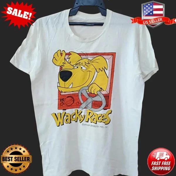 

Vintage 90 s Wacky Races American Animated Series T-Shirt S-5XL FREE SHIPPING 3XL